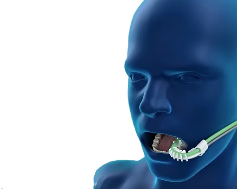 AIM positioned in the posterior pharynx for direct pharyngeal oxygen delivery